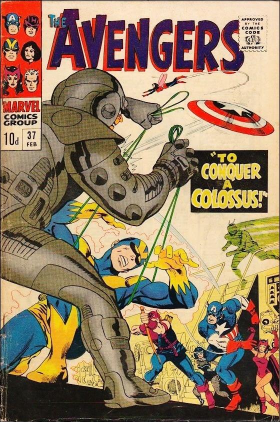 Avengers (1963) issue 37-B UK Price Cover