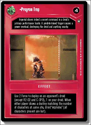 Star Wars: A New Hope Limited (Base Set) card 43 Program Trap