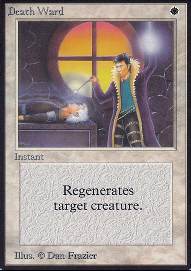 Magic the Gathering: Limited Edition Alpha (Base Set) card 17 Death Ward