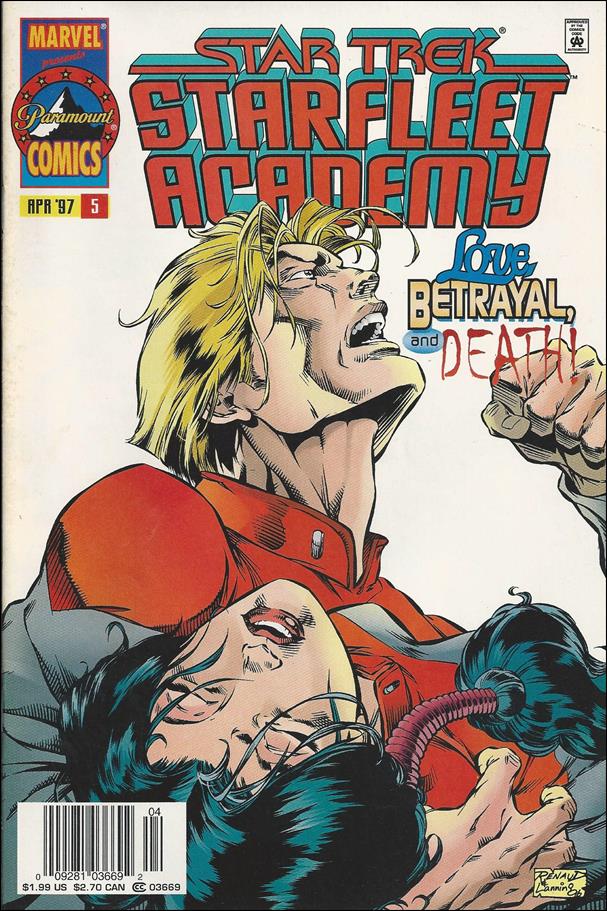 Star Trek: Starfleet Academy (1996) issue 5-B Newsstand Edition / Price Variant