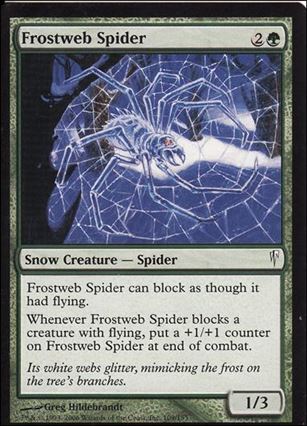Magic the Gathering: Coldsnap (Base Set) card 109 Frostweb Spider