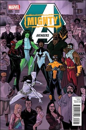 Mighty Avengers (2013) issue 5-B Kalman Andrasofszky 1:50 Cover