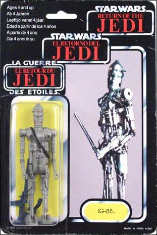 Star Wars 3 3/4" Basic Action Figures (Vintage) figure 26-C IG-88 (Tri-Logo)