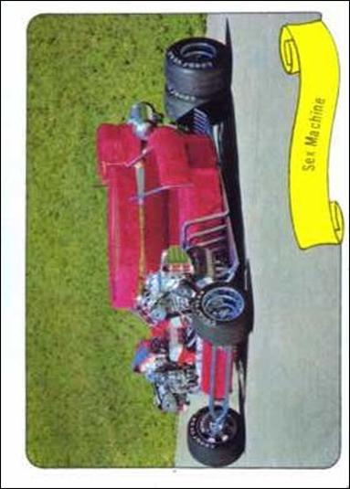 Kustom Cars 1  (Base Set) card 22-B Sex Machine (Text Back)