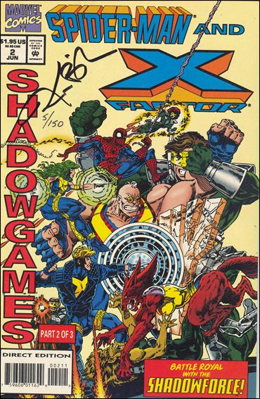 Spider-Man and X-Factor: Shadowgames issue 2-B DF Set (Signed by Kurt Busiek) 1/150