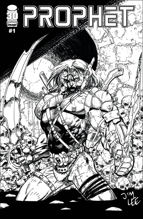 Prophet Remastered Edition issue 1-J Jim Lee 1:75 Black & White Cover