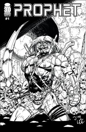 Prophet Remastered Edition issue 1-J Jim Lee 1:75 Black & White Cover
