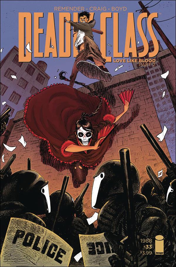 Deadly Class issue 33-B Jeff Stokely Cover