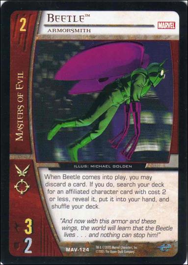 Avengers: VS System (Base Set) card MAV-124 Beetle