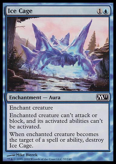 Magic the Gathering: 2011 Core Set (Base Set) card 57 Ice Cage