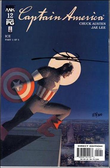 Captain America (2002) issue 12-B DF (Signed by Jae Lee)  1/300