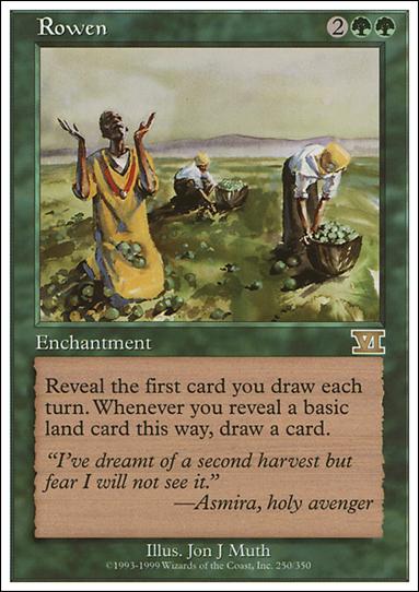 Magic the Gathering: 6th Edition (Base Set) card 250 Rowen