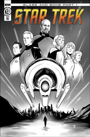 Star Trek (2022) issue 13-D Marcus To 1:10 B&W Cover