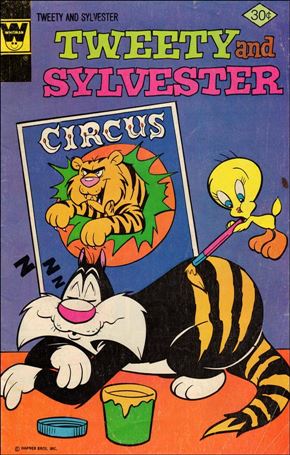 Tweety and Sylvester (1963) issue 62-B Whitman Cover