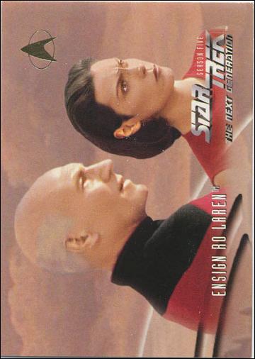 Star Trek: The Next Generation - The Episode Collection Season Five (Base Set) card 520 Ensign Ro Laren