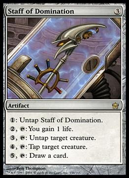 Magic the Gathering: Fifth Dawn (Base Set) card 156 Staff of Domination