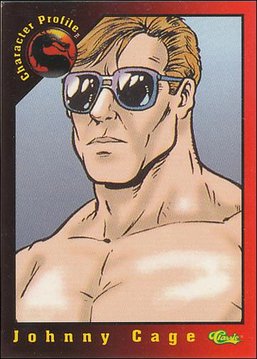 Mortal Kombat (Base Set) card 9 Johnny Cage
