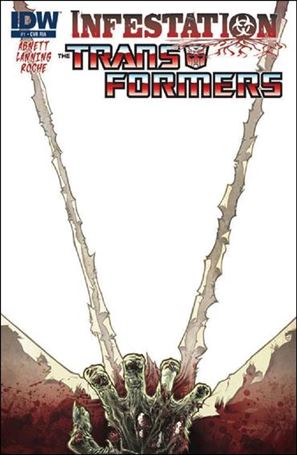 Transformers: Infestation issue 1-C Gabriel Rodriguez 1:10 Blank Zombie Hand Cover