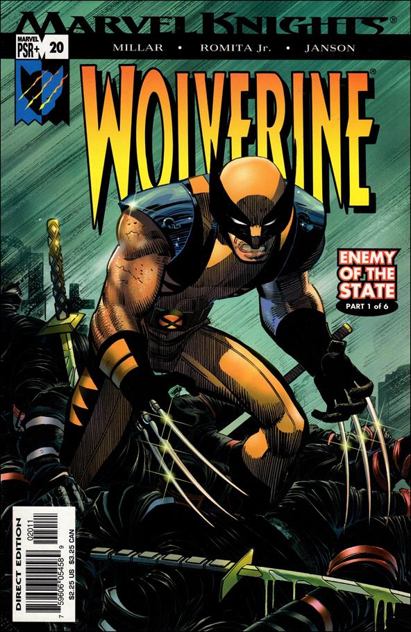 Wolverine (2003)  issue 20 Yellow and Blue Costume Cover
