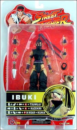 Street Fighter (Round 4) figure 4-D Ibuki (Black)