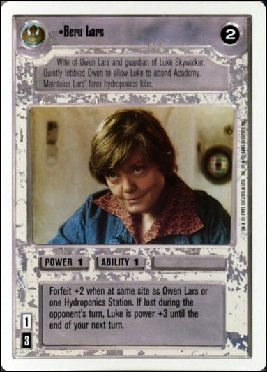 Star Wars: Premiere Unlimited (Base Set) card 181 Beru Lars