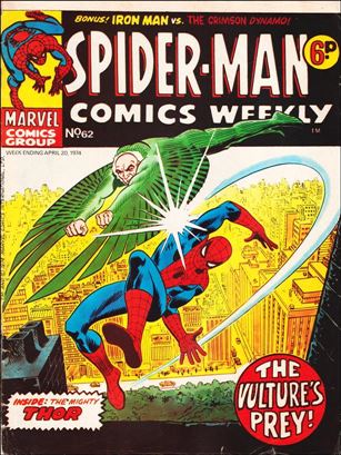 Spider-Man: Comics Weekly (UK) issue 62