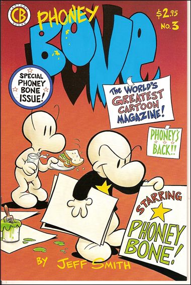 Bone (1991) issue 3-C Blue Logo (3rd Printing)
