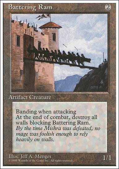 Magic the Gathering: 4th Edition (Base Set) card 297 Battering Ram
