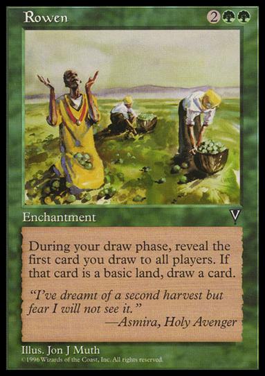 Magic the Gathering: Visions (Base Set) card 119 Rowen