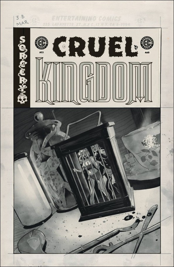 Cruel Kingdom issue 3-D Cary Nord B&W 1:20 Cover
