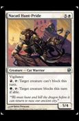 Magic the Gathering: Duel Decks: Ajani vs. Nicol Bolas card 20 Nacatl Hunt-Pride