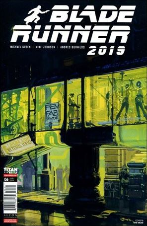 Blade Runner 2019 issue 6-B Syd Mead Cover