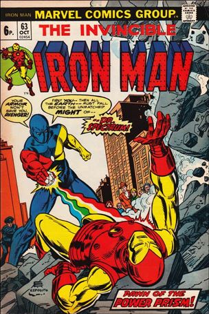 Iron Man (1968) issue 63-B UK Price Cover