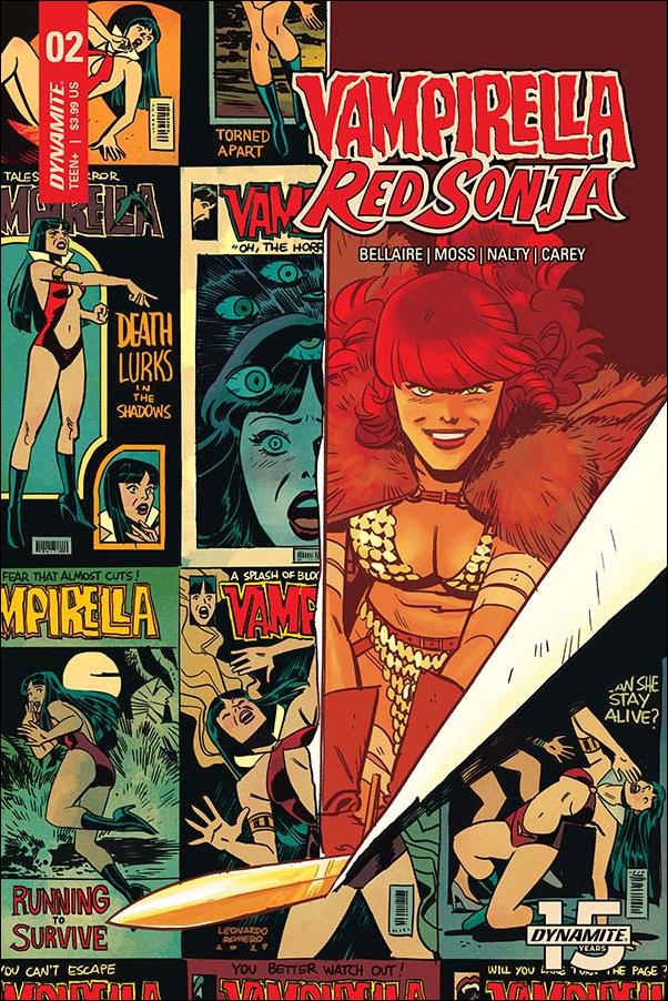 Vampirella / Red Sonja issue 2-D Leonardo Romero Cover