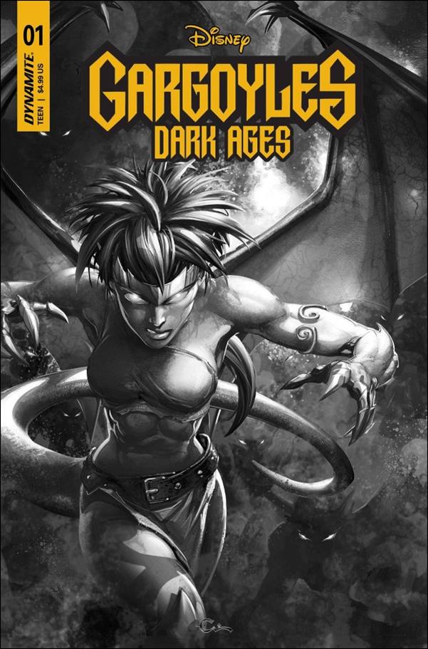 Gargoyles: Dark Ages issue 1-J Clayton Crain 1:10 B&W Cover