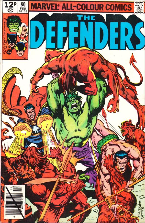 Defenders (1972) issue 80-B UK Price Cover