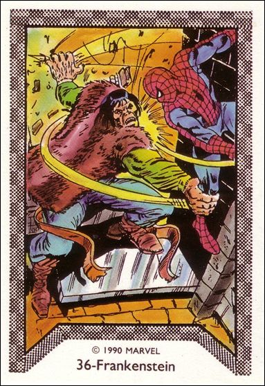 Spider-Man Team-Up (Base Set)   card 36 Frankenstein