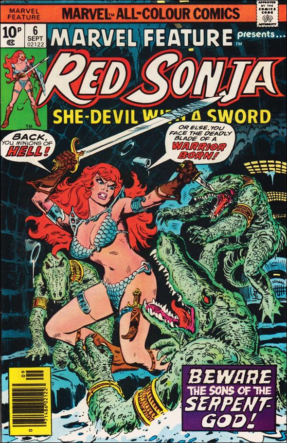 Marvel Feature (1975) issue 6-B UK Price Cover