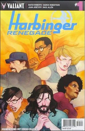 Harbinger: Renegade issue 1-N Kevin Wada Nerd Block Cover