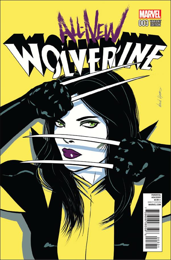 All-New Wolverine  issue 3-D David Lopez 1:25 Cover