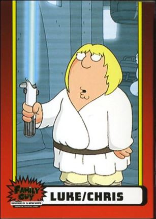 Family Guy Presents Episode IV A New Hope (Base Set) card 5 Luke / Chris