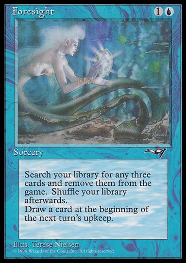 Magic the Gathering: Alliances (Base Set) card 29-B Foresight