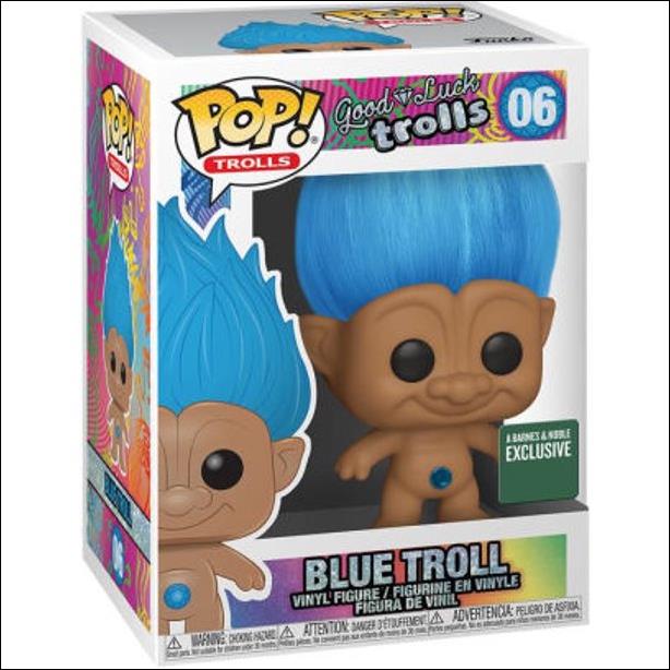 Pop! Trolls figure 6 Blue Troll