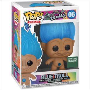 Pop! Trolls figure 6 Blue Troll