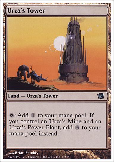 Magic the Gathering: 8th Edition (Base Set) card 330 Urza's Tower