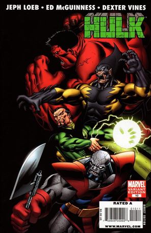 Hulk (2008)  issue 10-B Ed McGuinness 