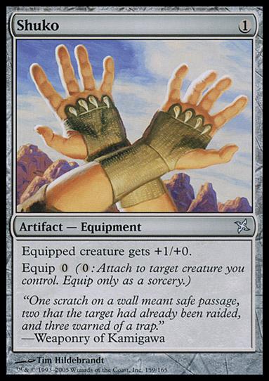 Magic the Gathering: Betrayers of Kamigawa (Base Set) card 159 Shuko