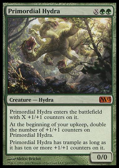 Magic the Gathering: 2013 Core Set (Base Set) card 183 Primordial Hydra