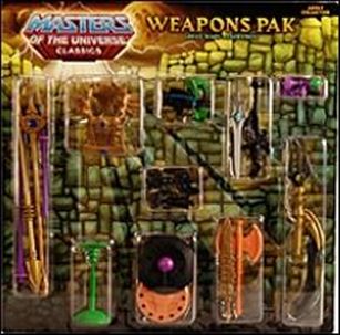 Masters of the Universe Classics (Vehicles and Accessories) figure 3 Weapons Pak Great Wars Assortment