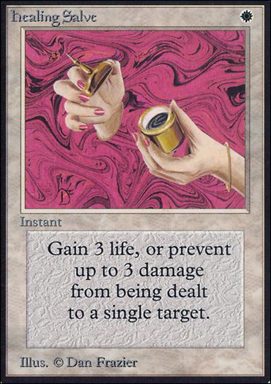 Magic the Gathering: Limited Edition Alpha (Base Set) card 22 Healing Salve
